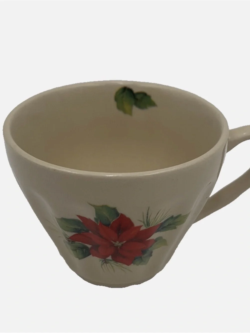 . Lily Creek Christmas Garden Teacup & Saucer Celebrate the Magic of Christmas